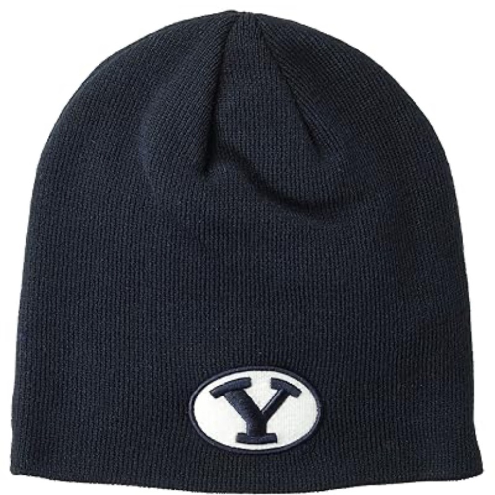 Navy Beanie_BYU Cougars Navy Knit Beanie_Adult/Unisex